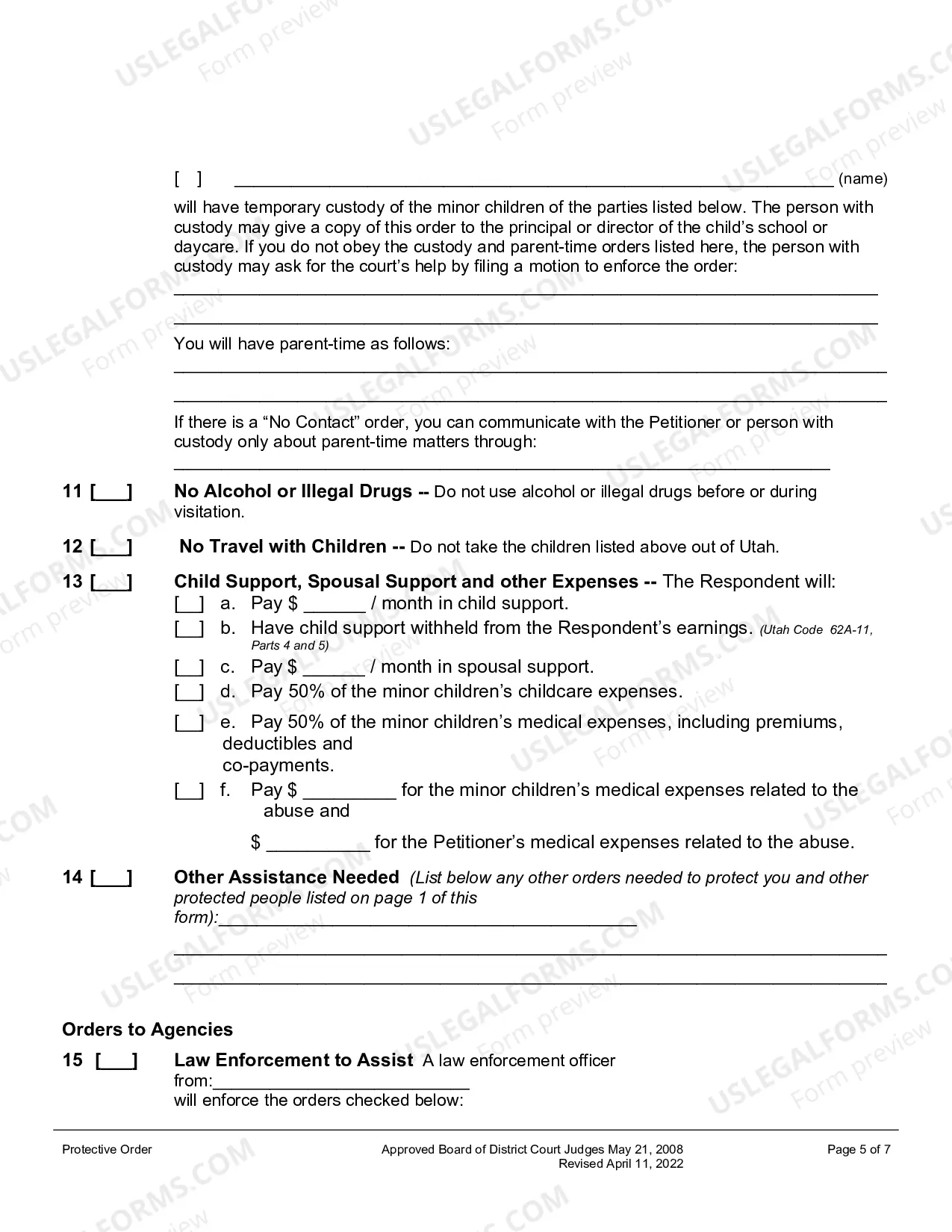 Preview Protective Order