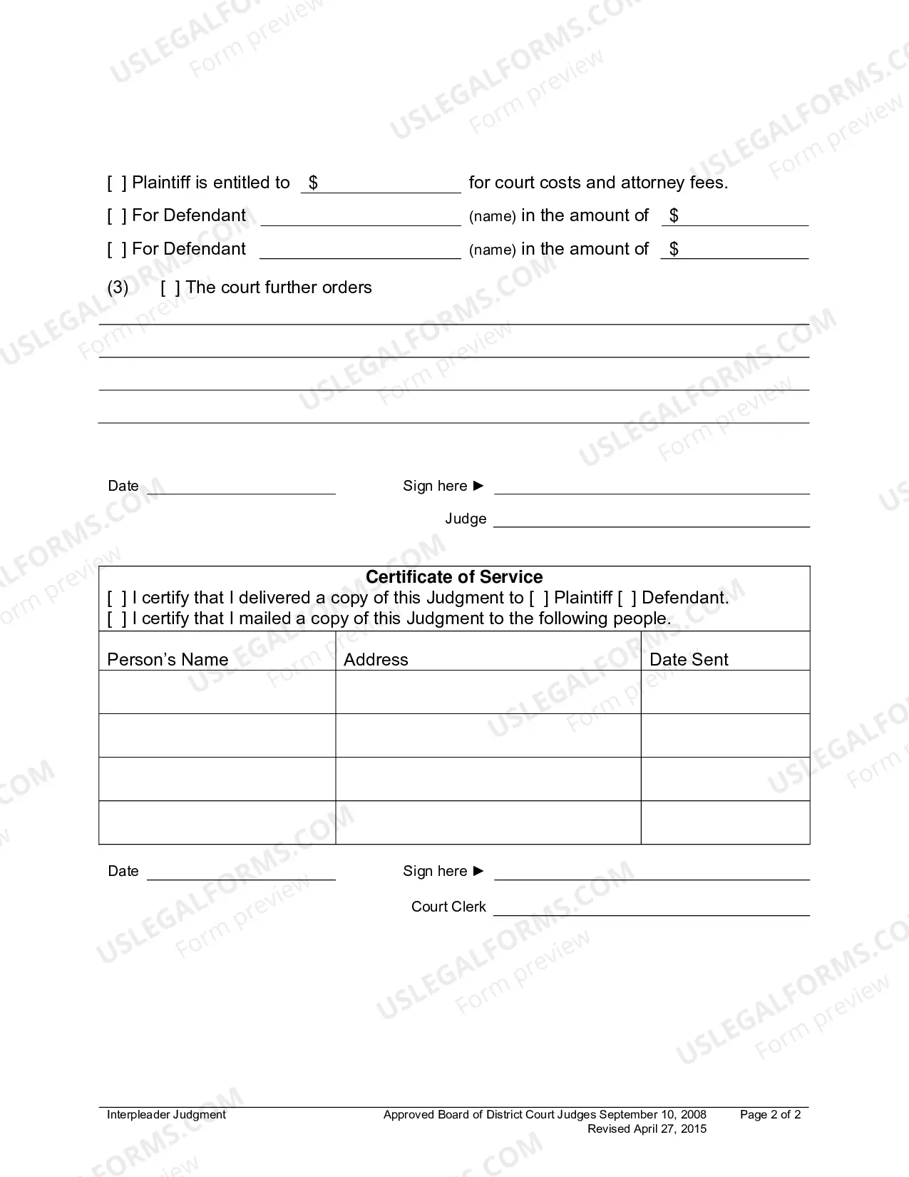 Preview Interpleader Judgment