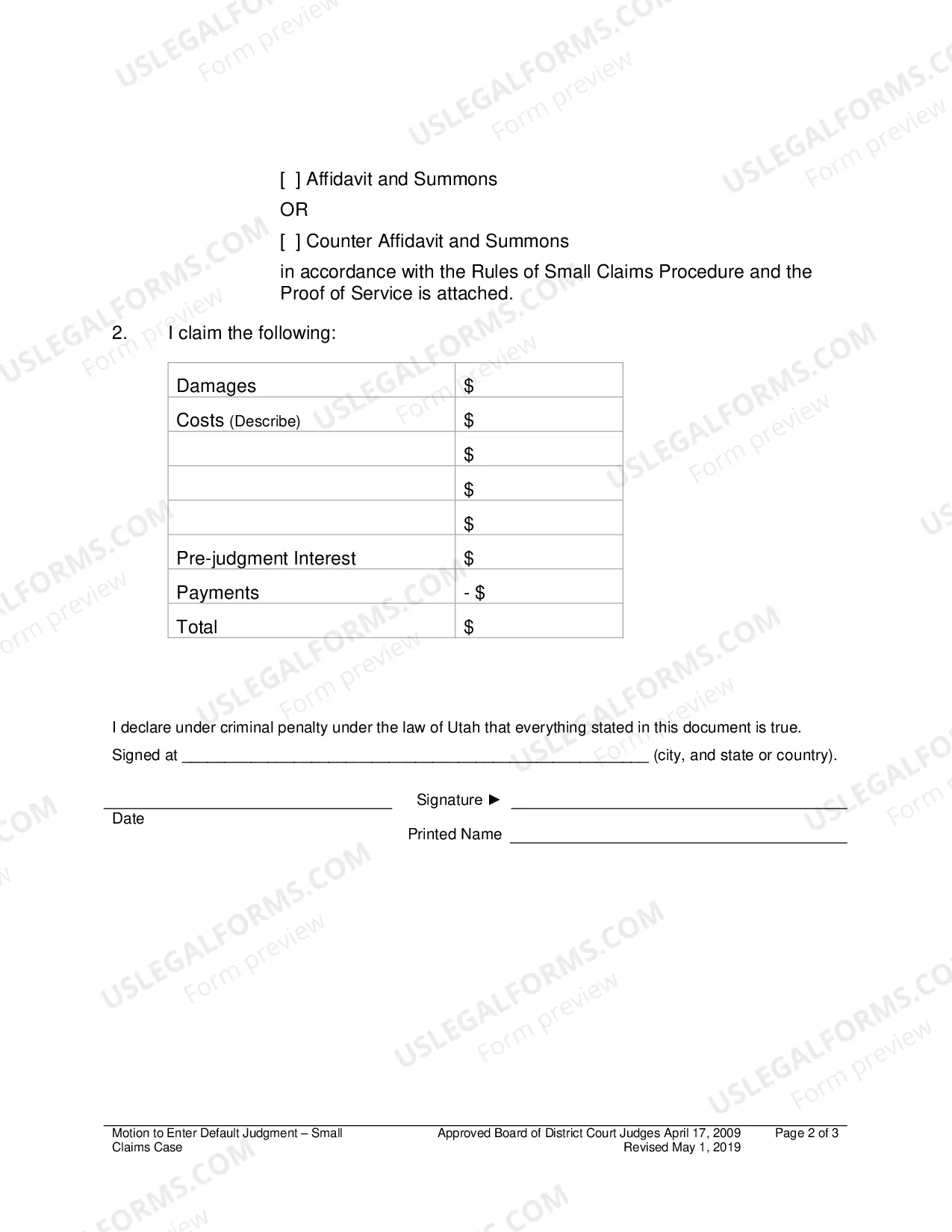 Preview Motion To Enter Default Judgment