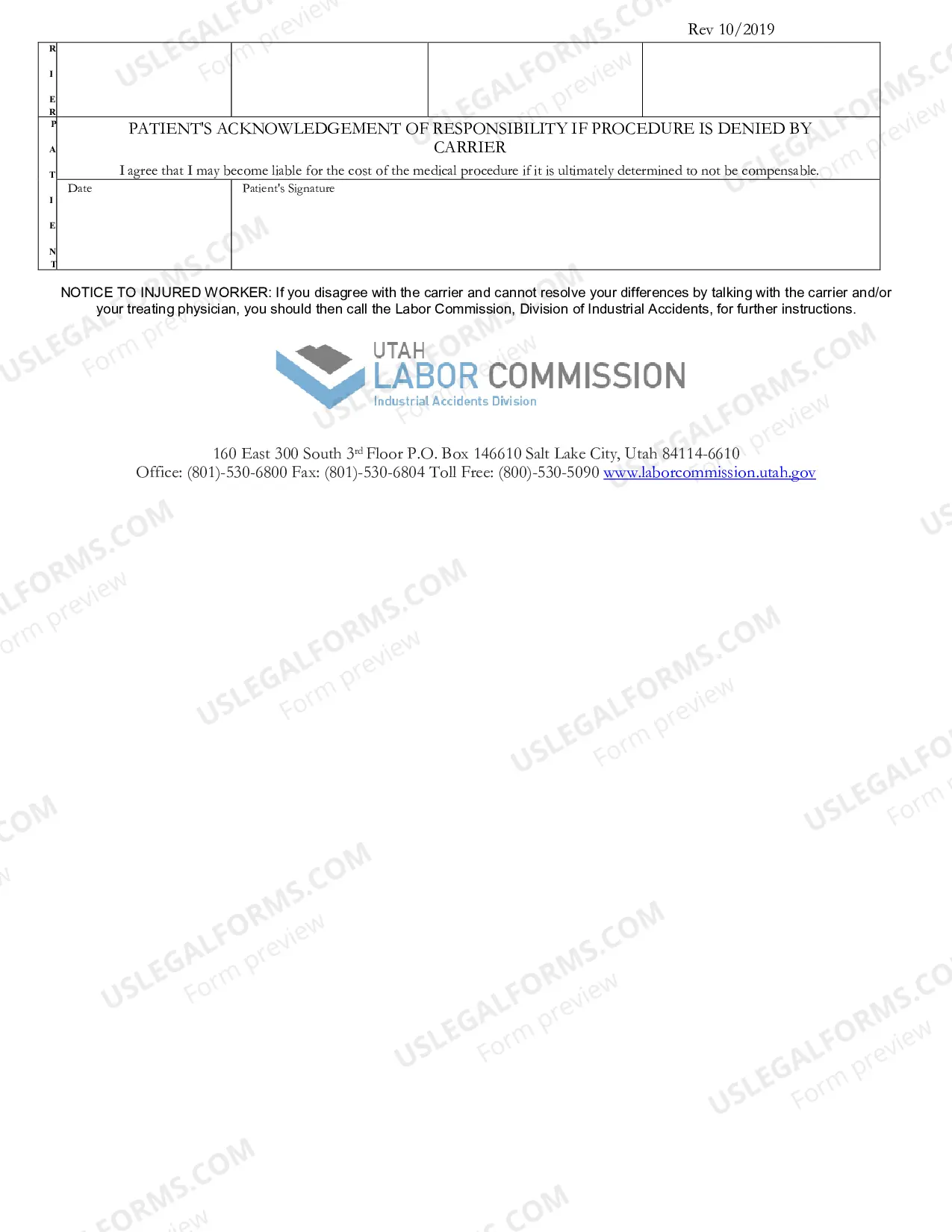 Preview Authorization Request For Medical Procedures Carrier Response