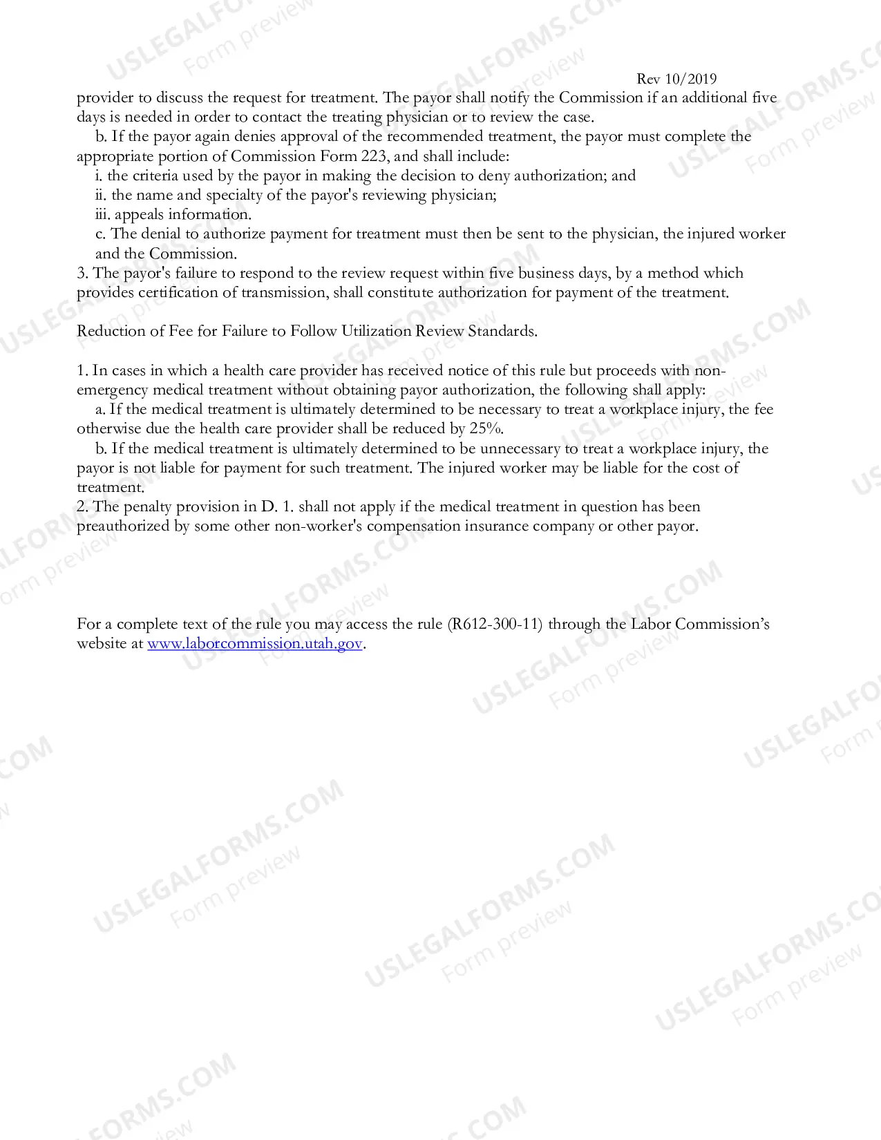 Preview Authorization Request For Medical Procedures Carrier Response