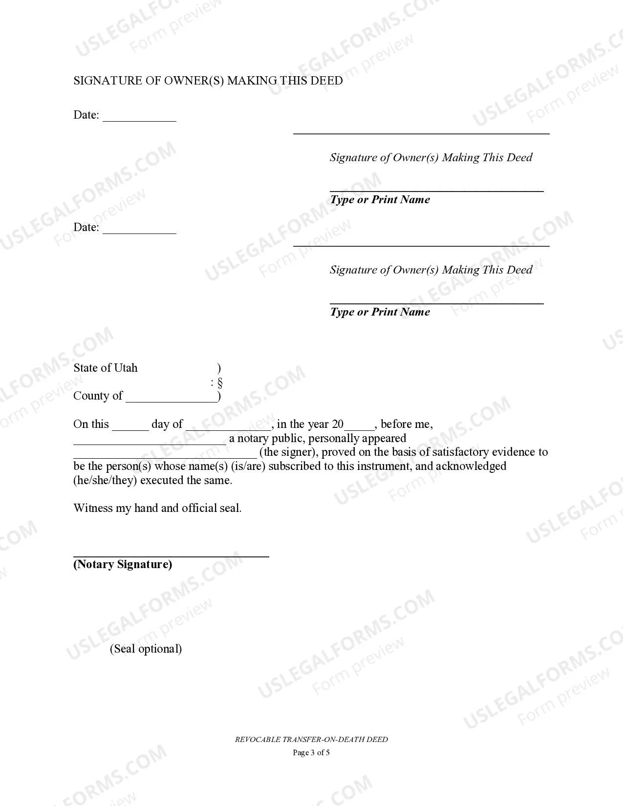 Preview Transfer on Death Deed or TOD - Beneficiary Deed for Two Married Individuals to Two Married Beneficiaries
