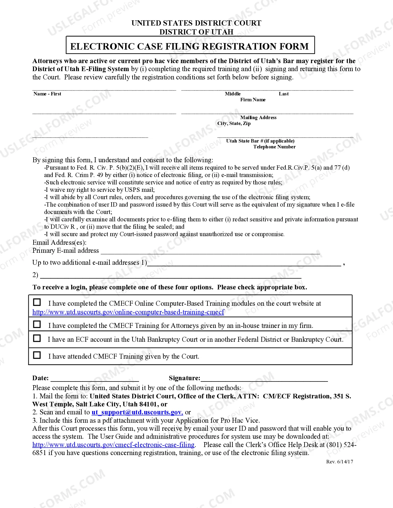 Preview Pro Hac Vice Forms and Procedure