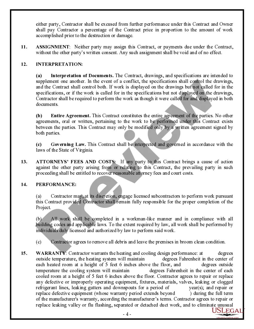 Get HVAC Contract for Contractor Preview HVAC Contract for Contractor