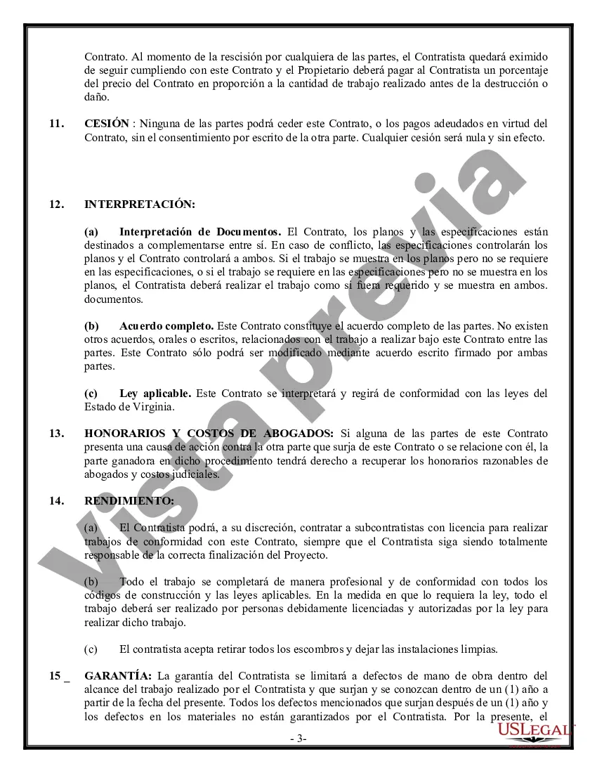 Preview Contrato de Seguridad para Contratista