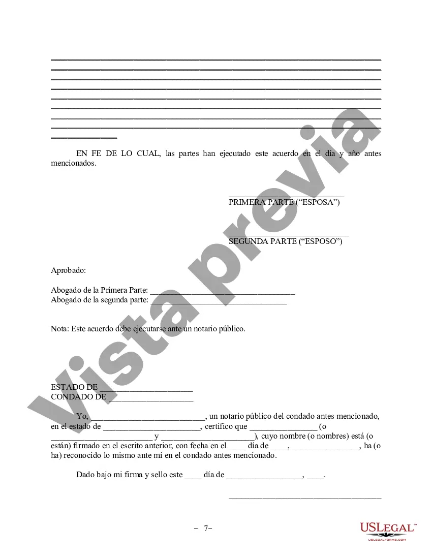 Preview Acuerdo de propiedad posnupcial - Virginia
