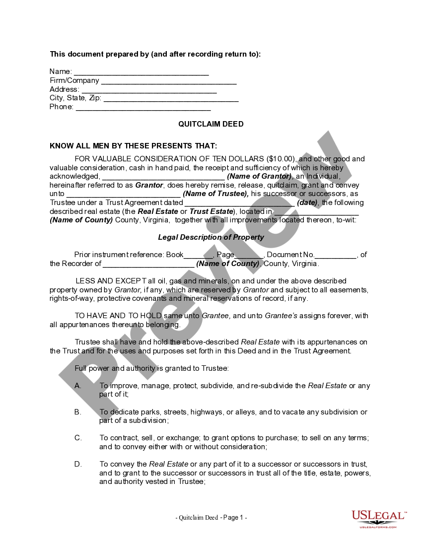 Trust Deed Form With Land Registry US Legal Forms