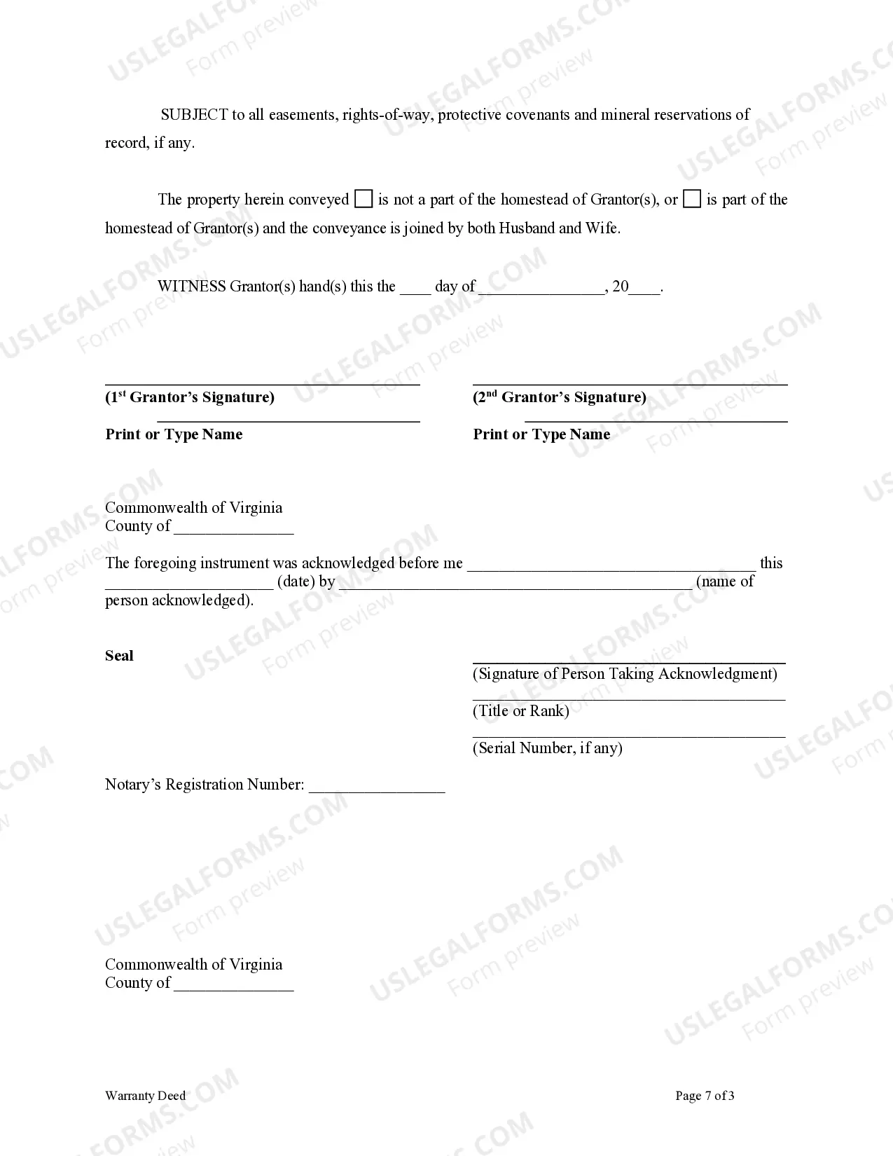 Preview Warranty Deed to Child Reserving a Life Estate in the Parents