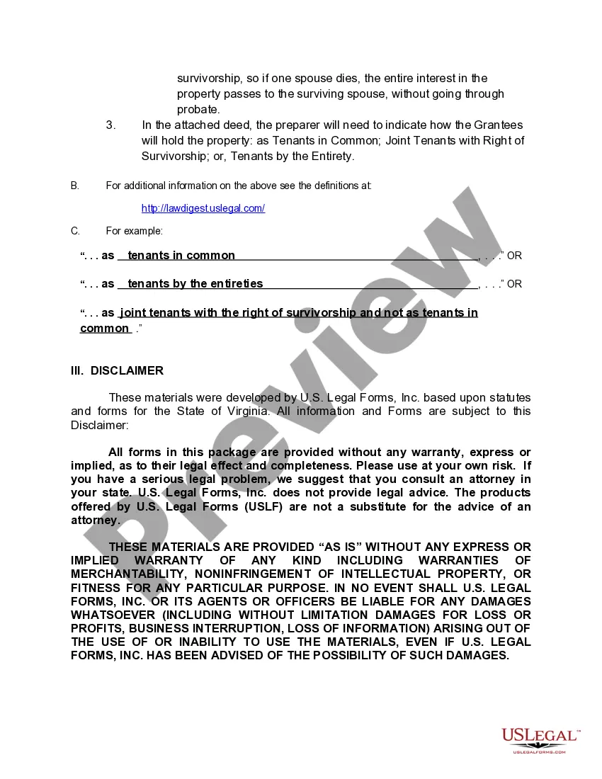 Preview Special Warranty Deed from a Trust (single Trustee) to Husband and Wife / Two Individuals