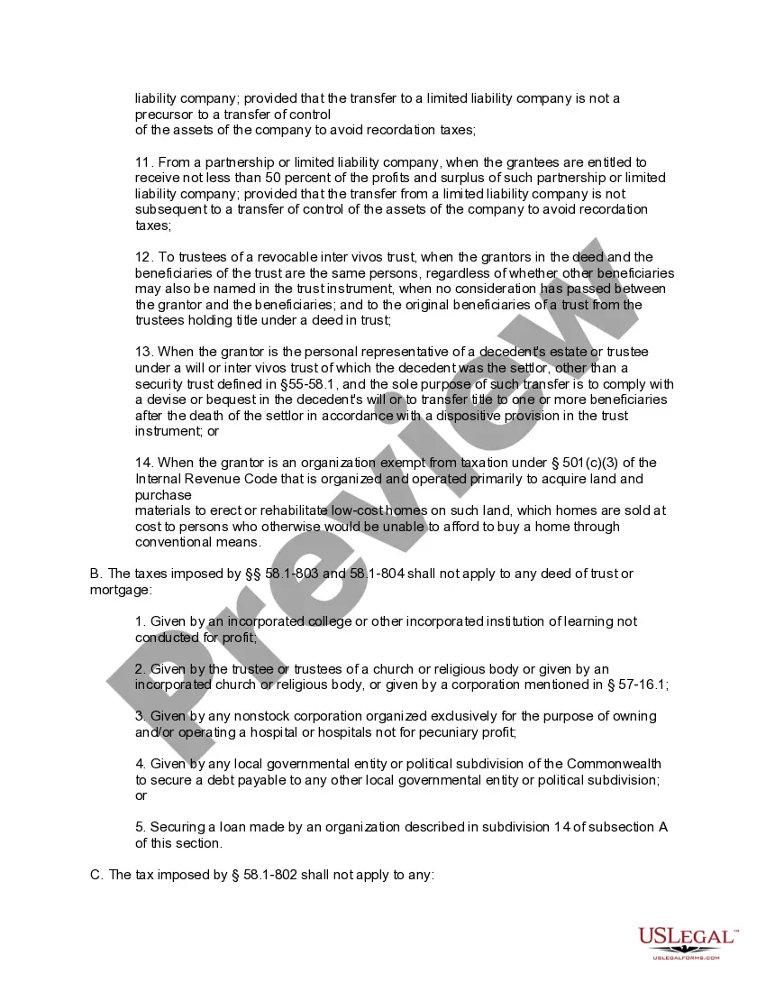 Preview Deed of Gift from an Individual to a Trust