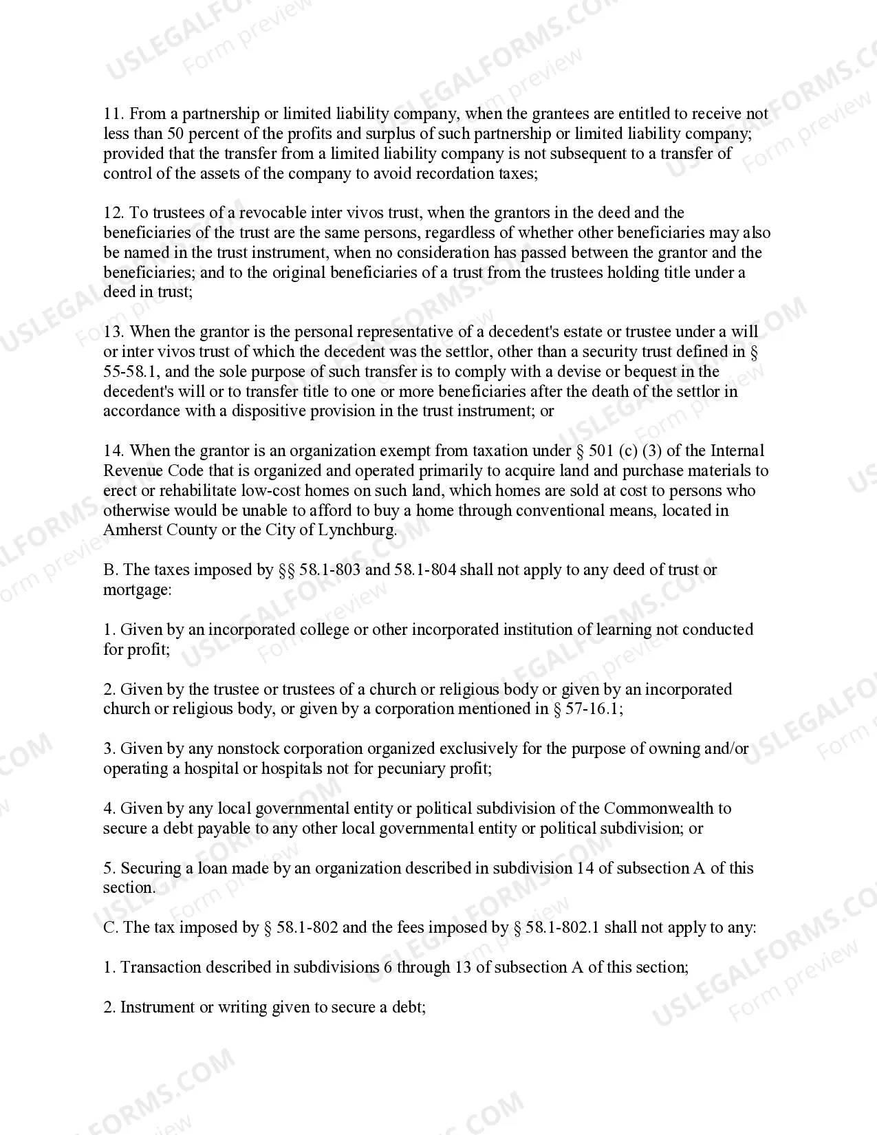 Preview Special Warranty Deed from a Trust (Two Co-Trustees) to Husband and Wife / Two Individuals