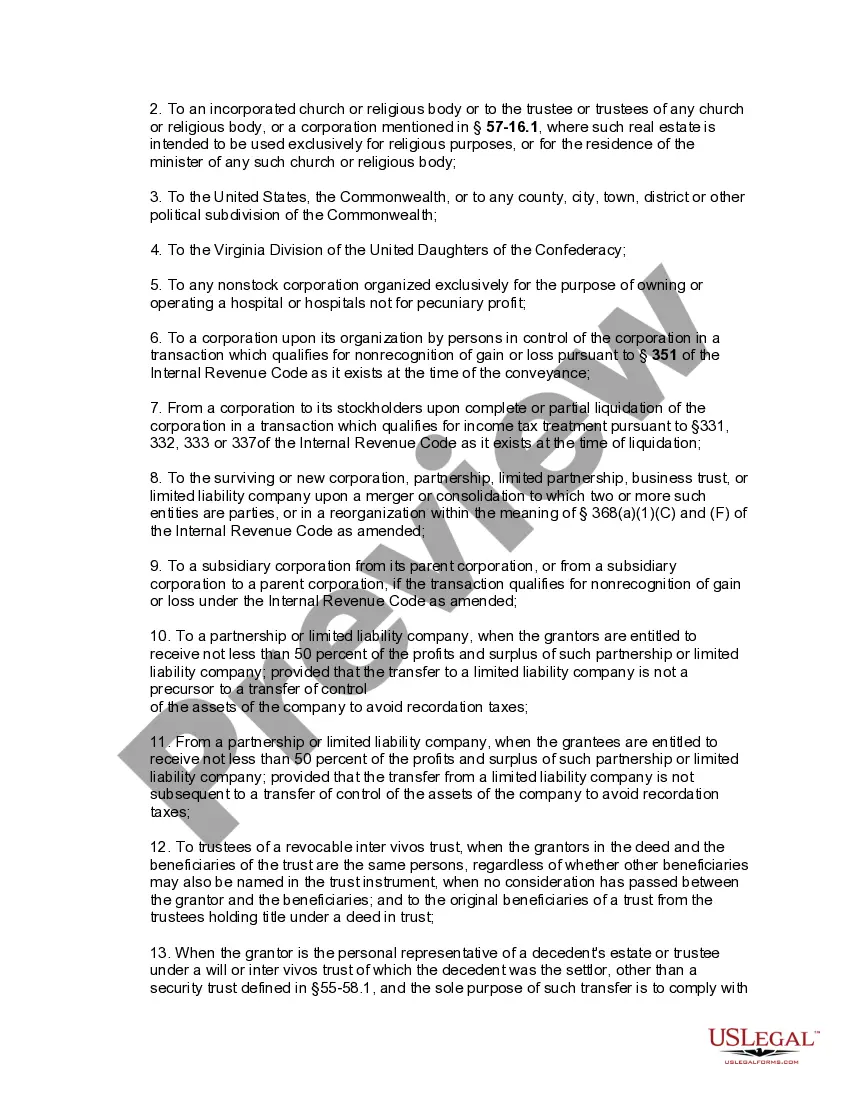 Preview Quitclaim Deed from Husband and Wife/ Two Individuals to Husband and Wife/ Two Individuals in Specified Shares