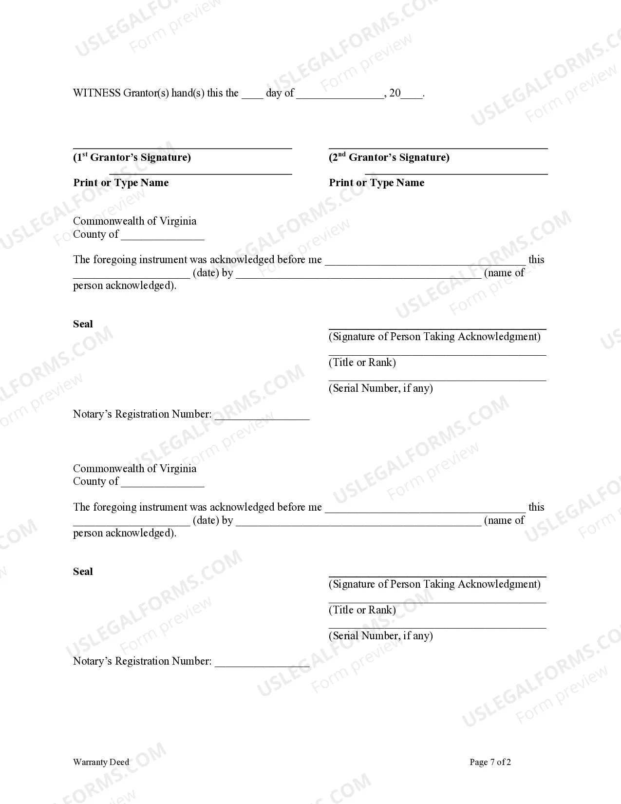 Preview Warranty Deed from Husband and Wife to Corporation