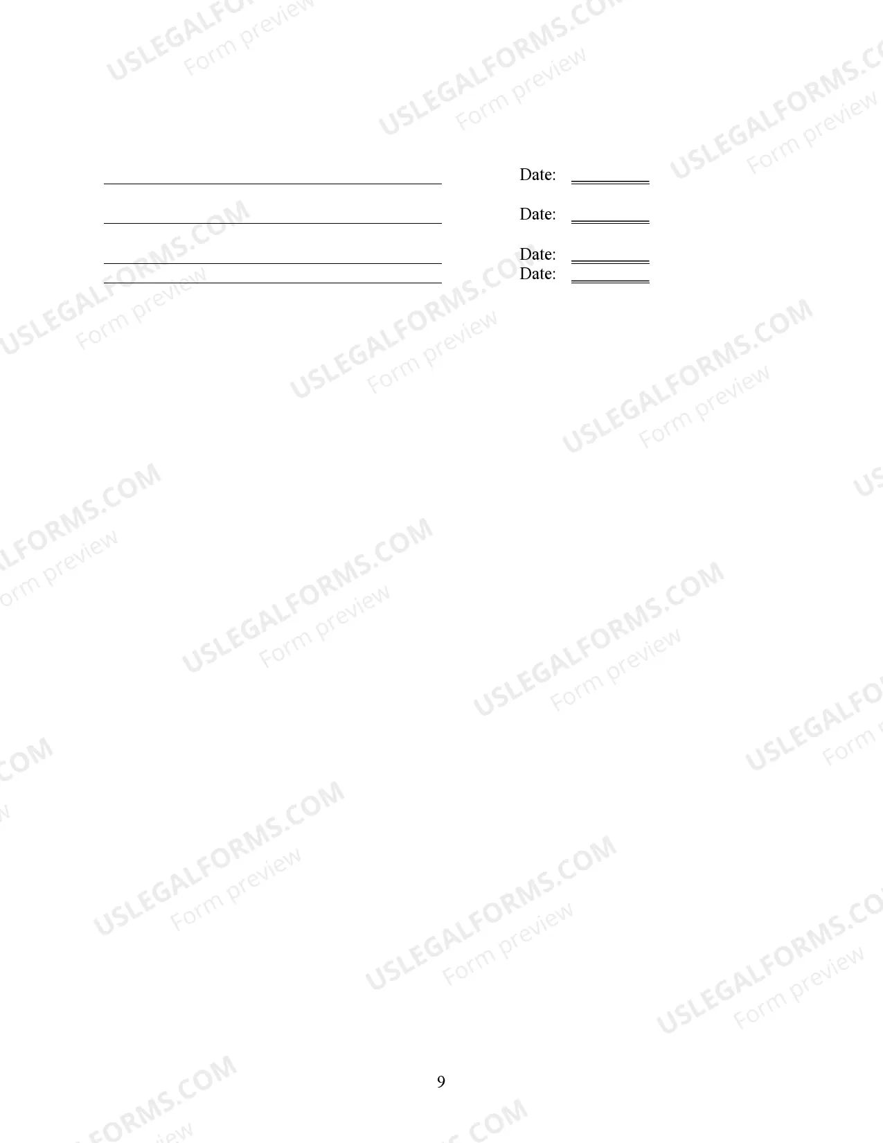 Preview Residential Lease