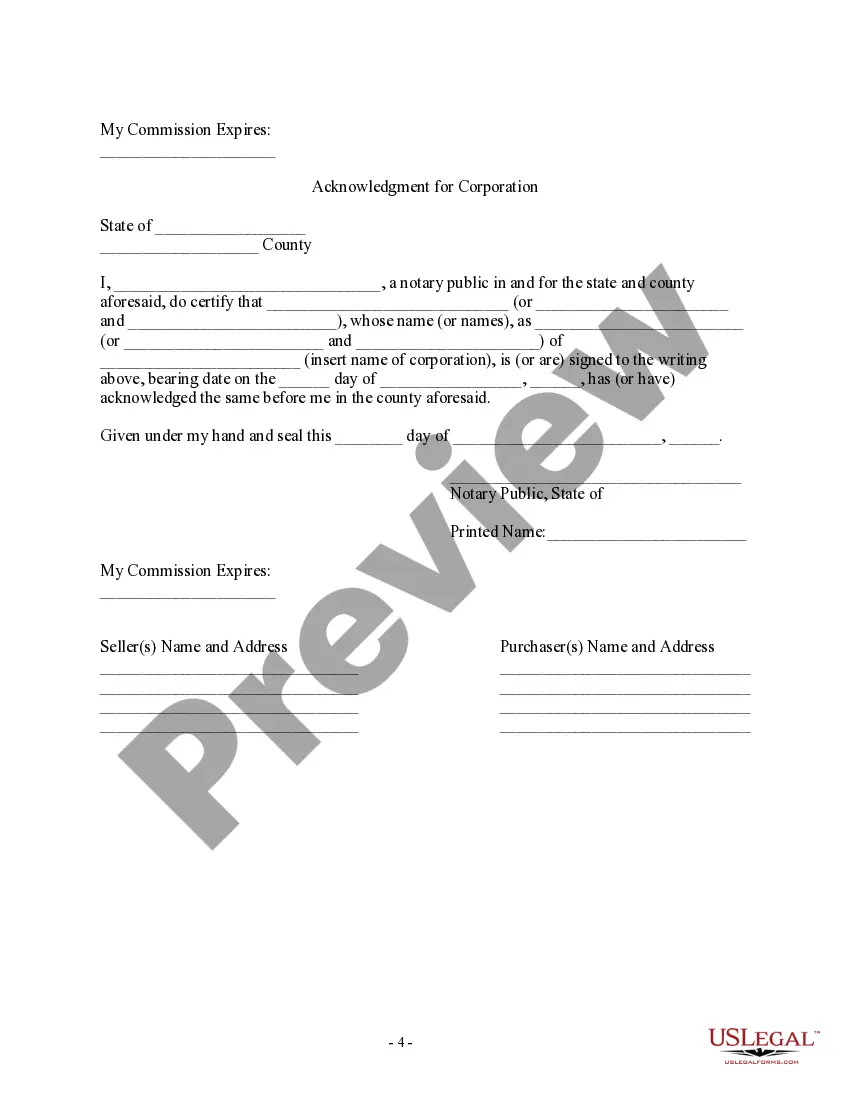 Get Bill of Sale in Connection with Sale of Business by Individual or Corporate Seller Preview Bill of Sale in Connection with Sale of Business by Individual or Corporate Seller