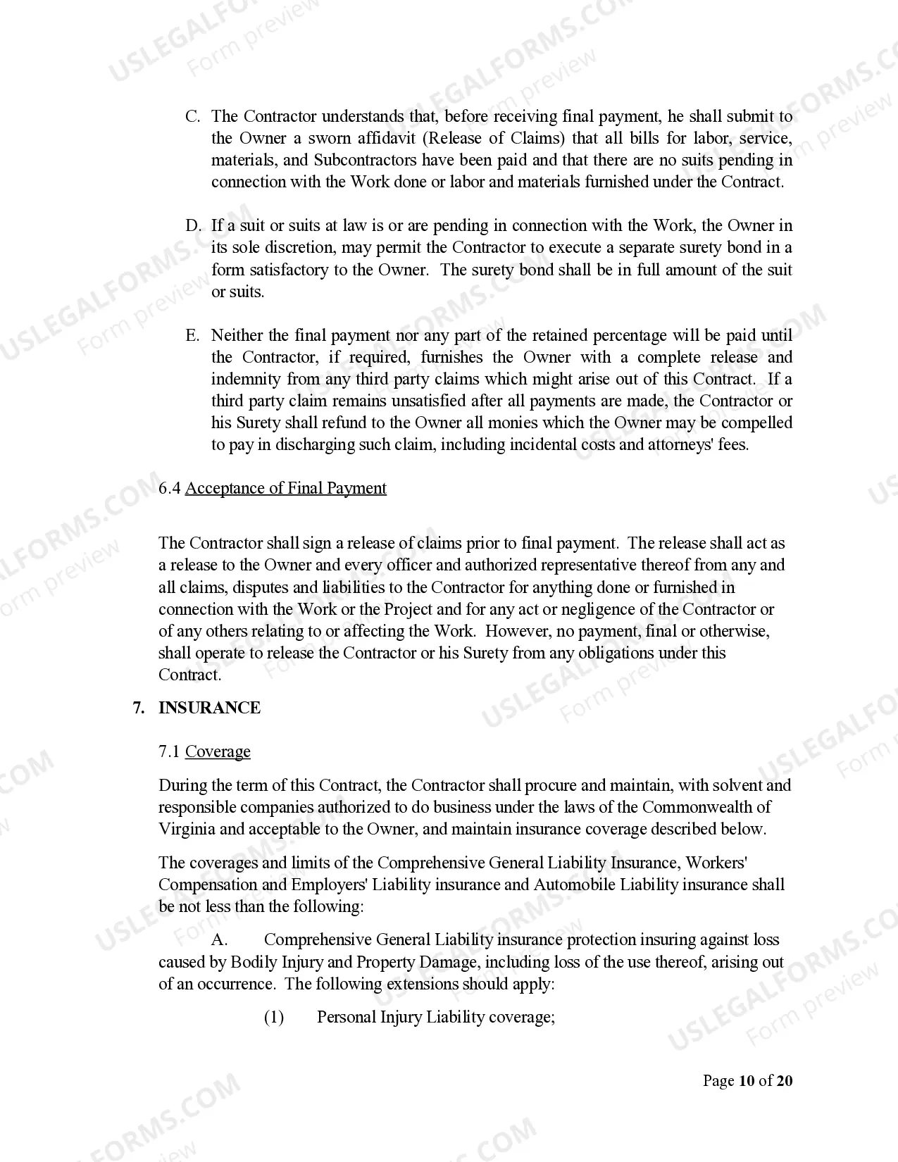 Preview Waterline and New Well Construction Agreement