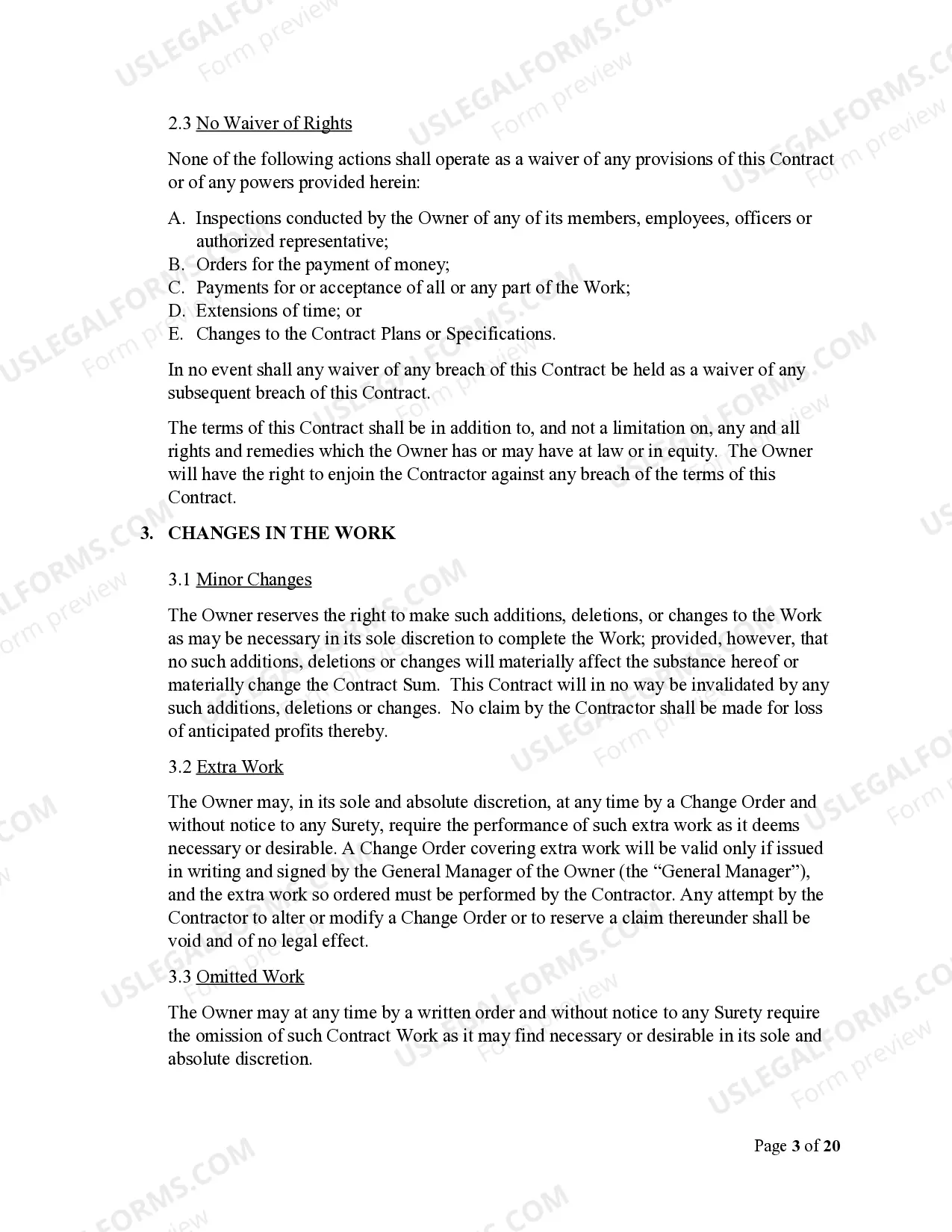 Preview Waterline and New Well Construction Agreement