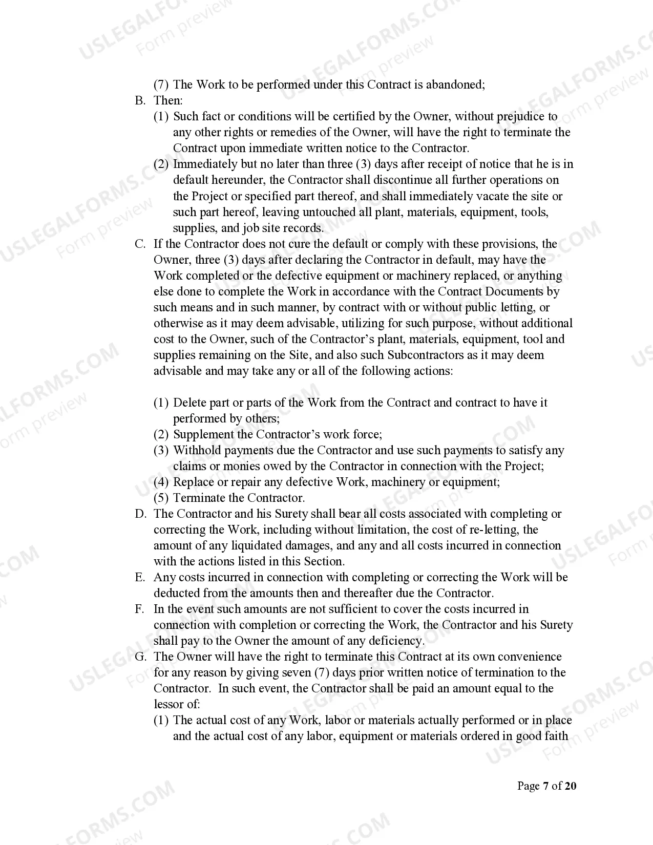 Preview Waterline and New Well Construction Agreement