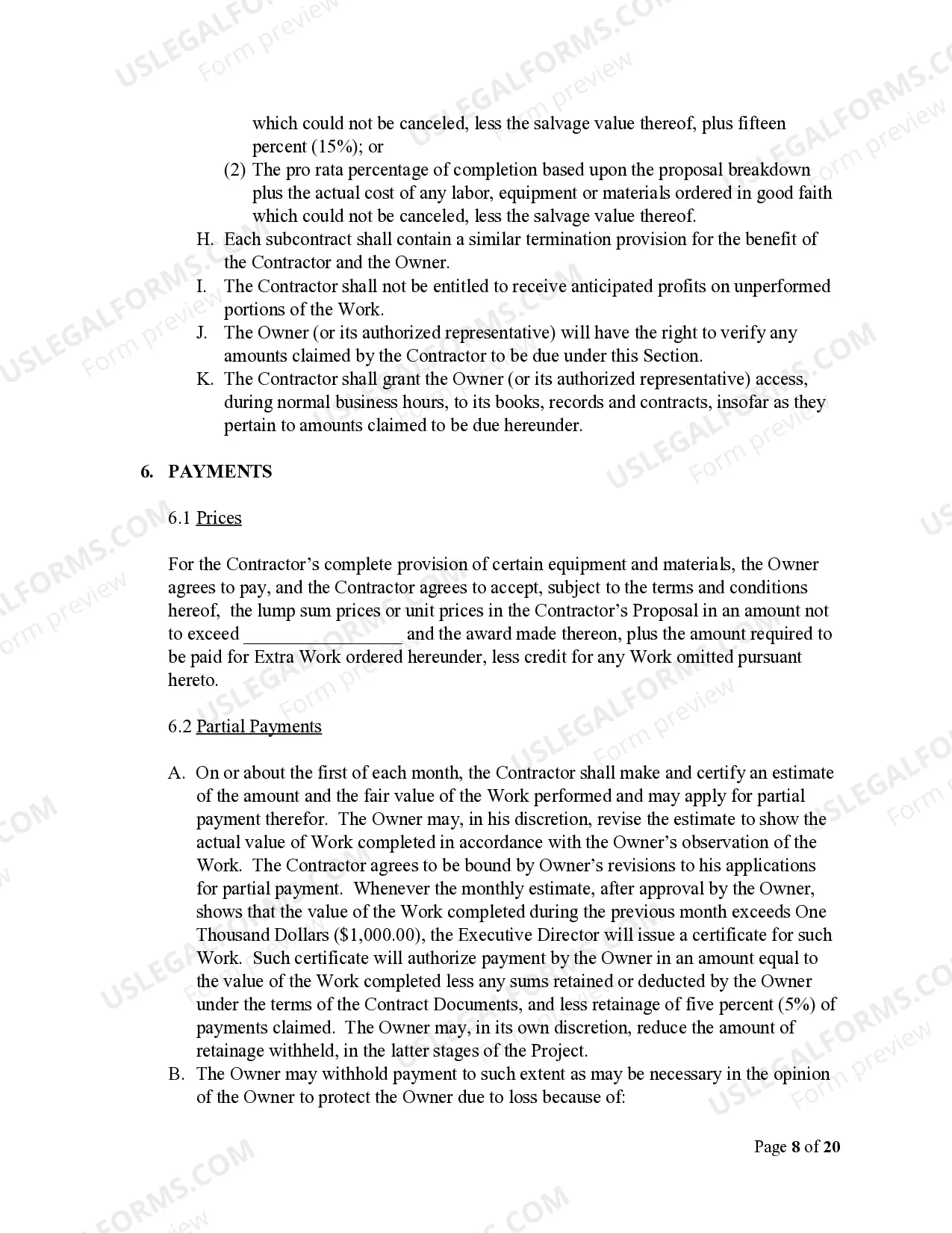 Preview Waterline and New Well Construction Agreement