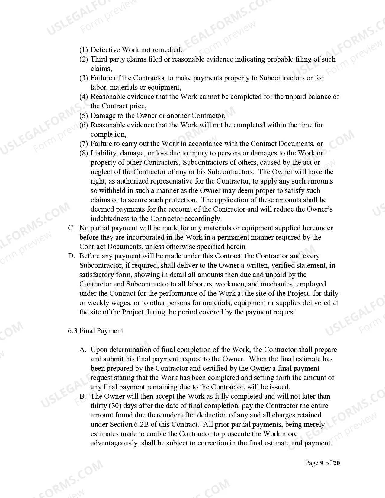 Preview Waterline and New Well Construction Agreement