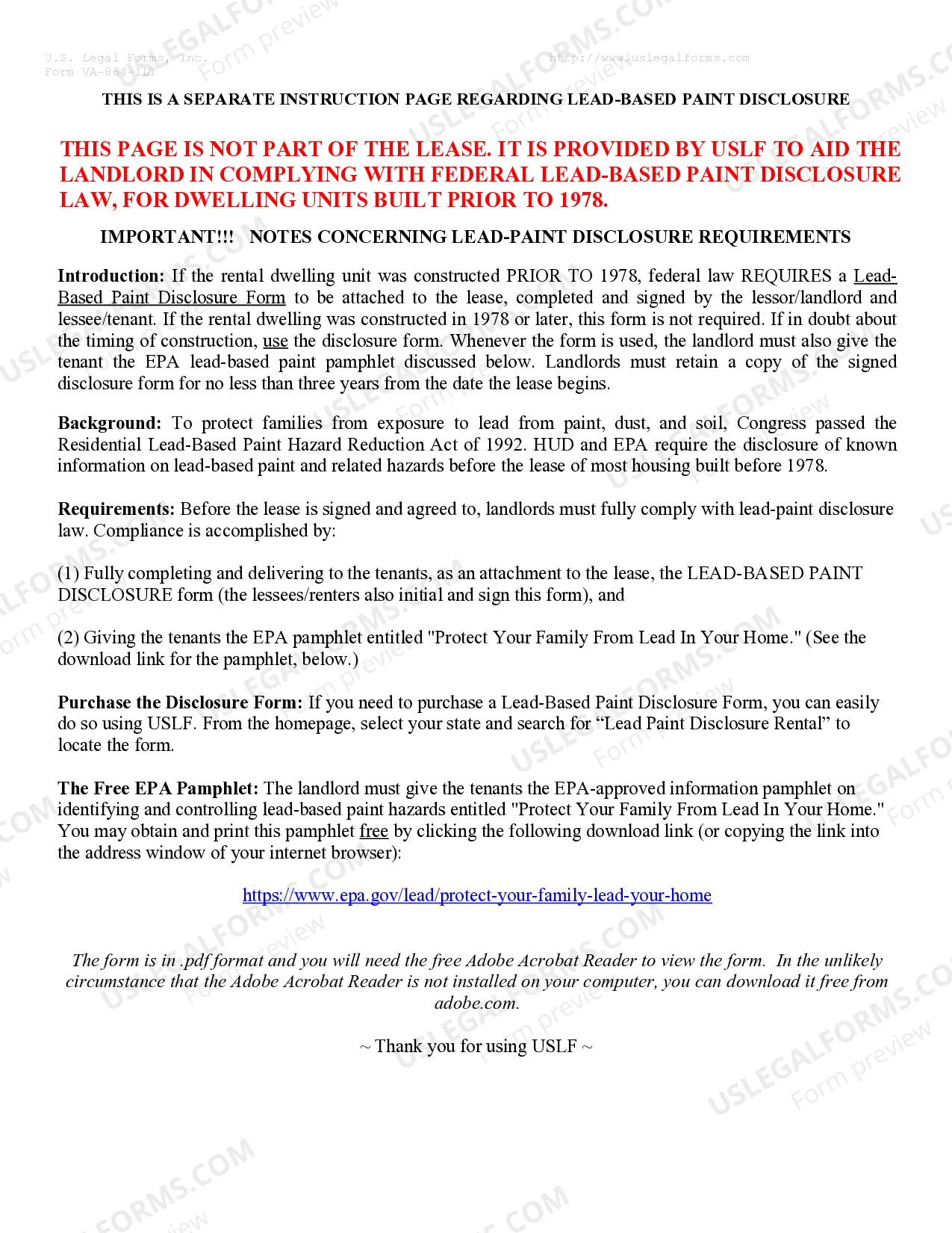 Preview Residential Lease or Rental Agreement for Month to Month