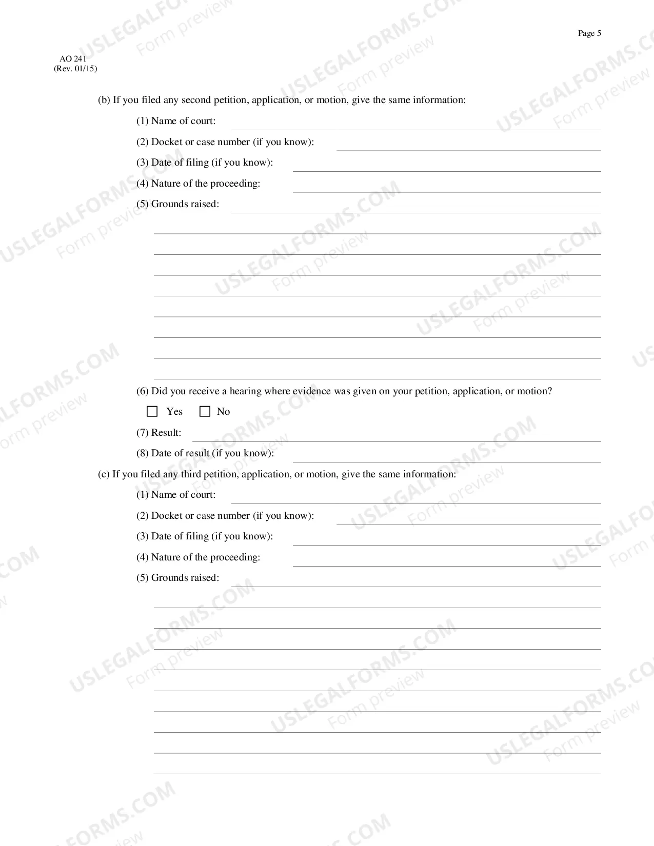 Preview Petition for Relief From a Conviction or Sentence By a Person in State Custody (Petition Under 28 U.S.C. 2254 for a Writ of Habeas Corpus)