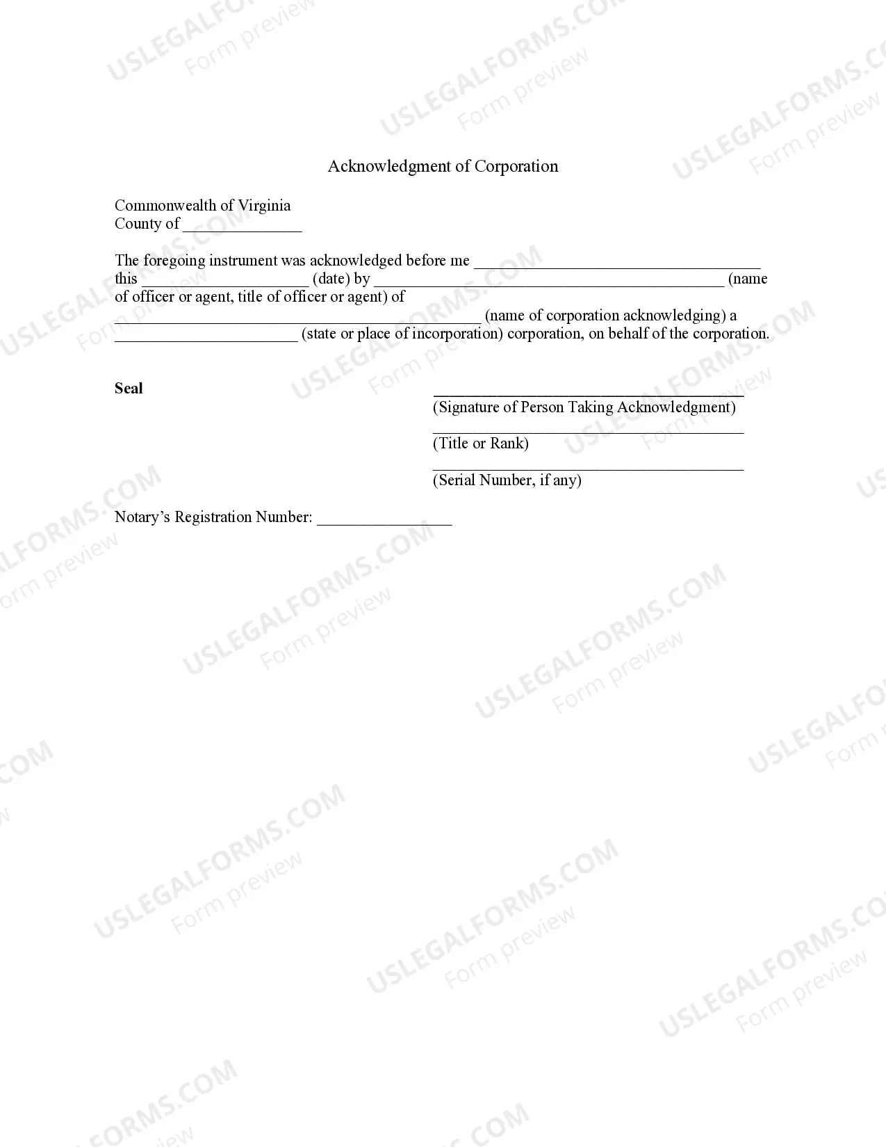 Preview Bill of Sale without Warranty by Corporate Seller