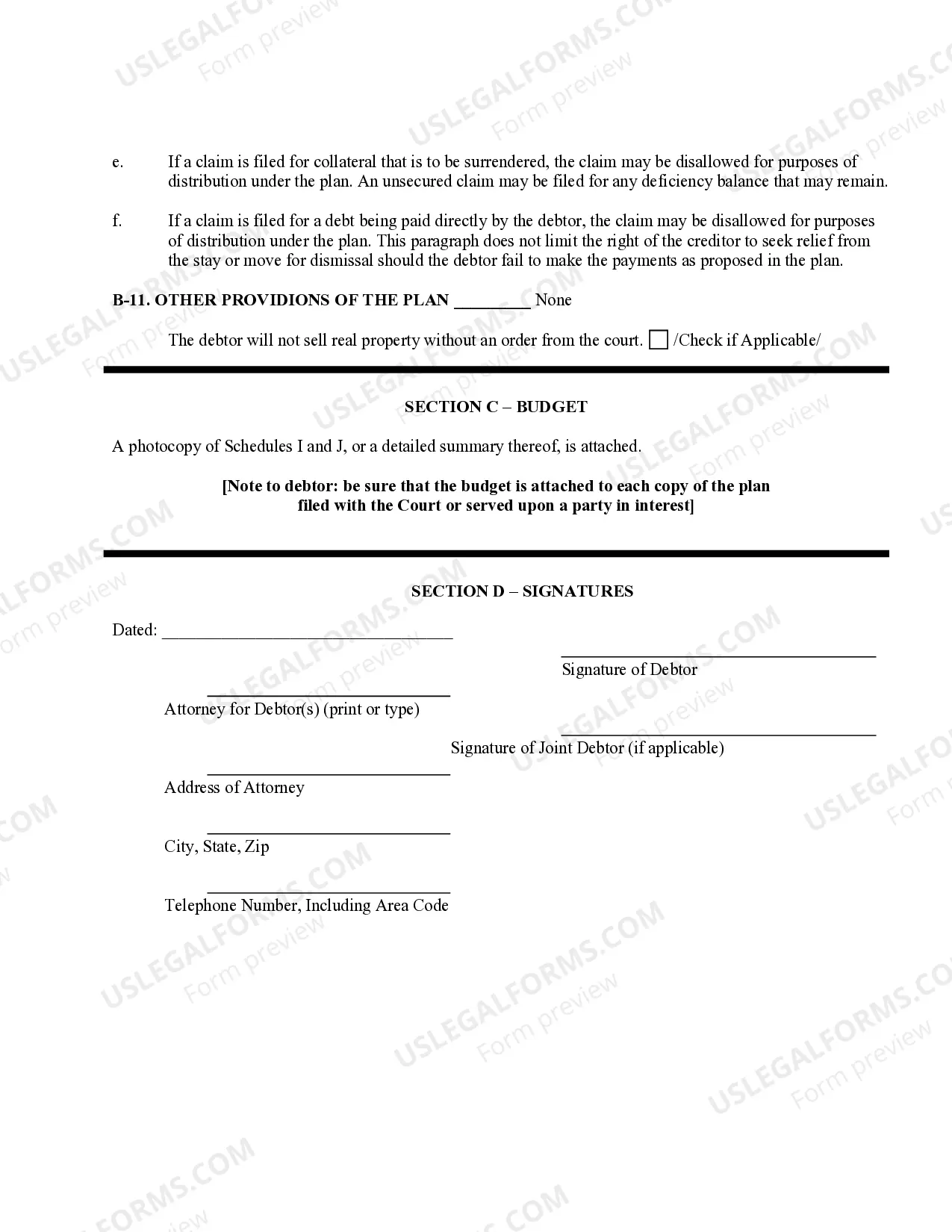 Preview Chapter 13 Plan and Related Motions