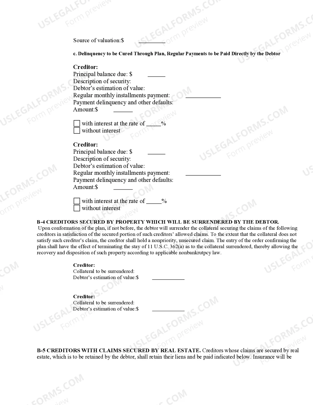 Preview Chapter 13 Plan and Related Motions