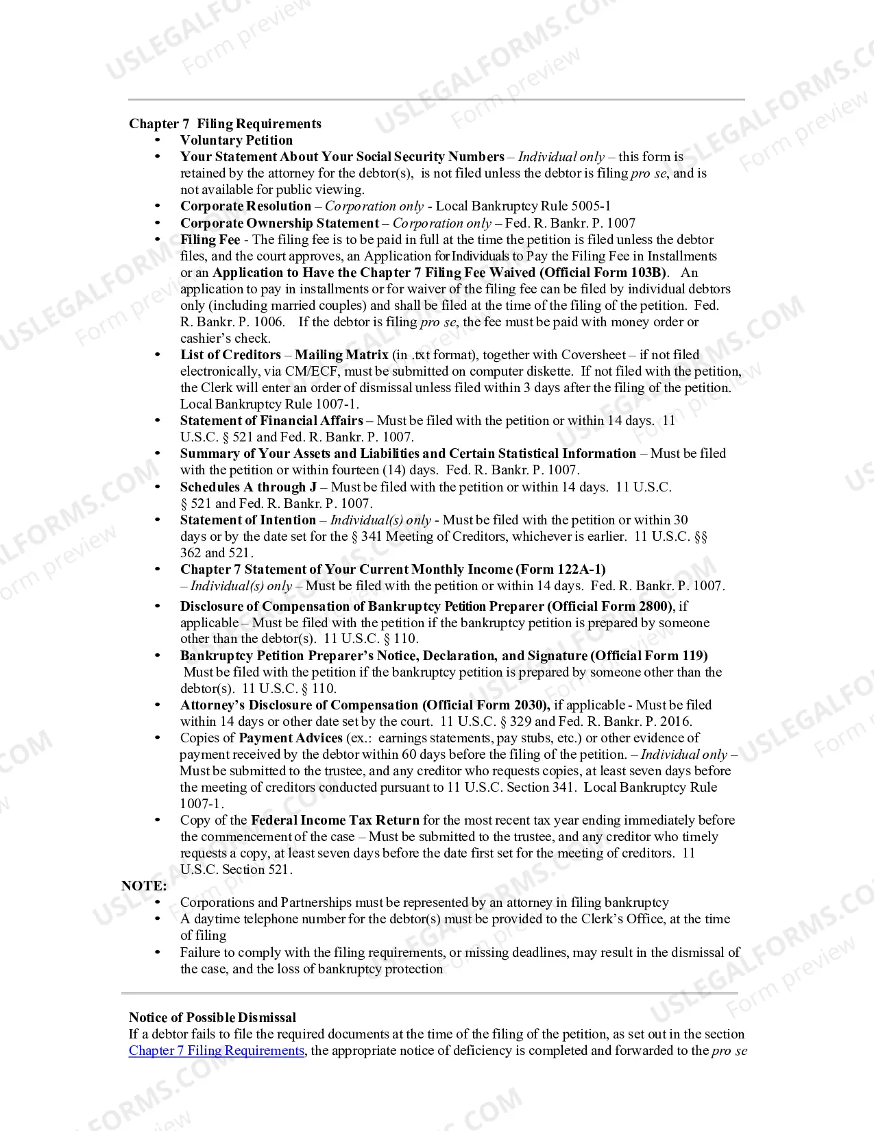 Preview Filing For Bankruptcy Without An Attorney-Guidelines & Requirements to Assist Pro Se (Self-Filer) Debtors