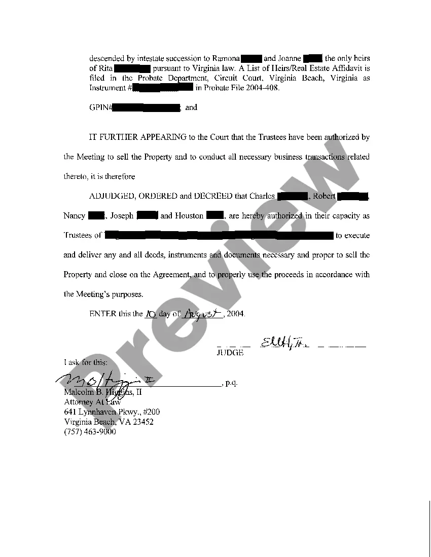 Get A03 Order To Sell Land Preview A03 Order To Sell Land