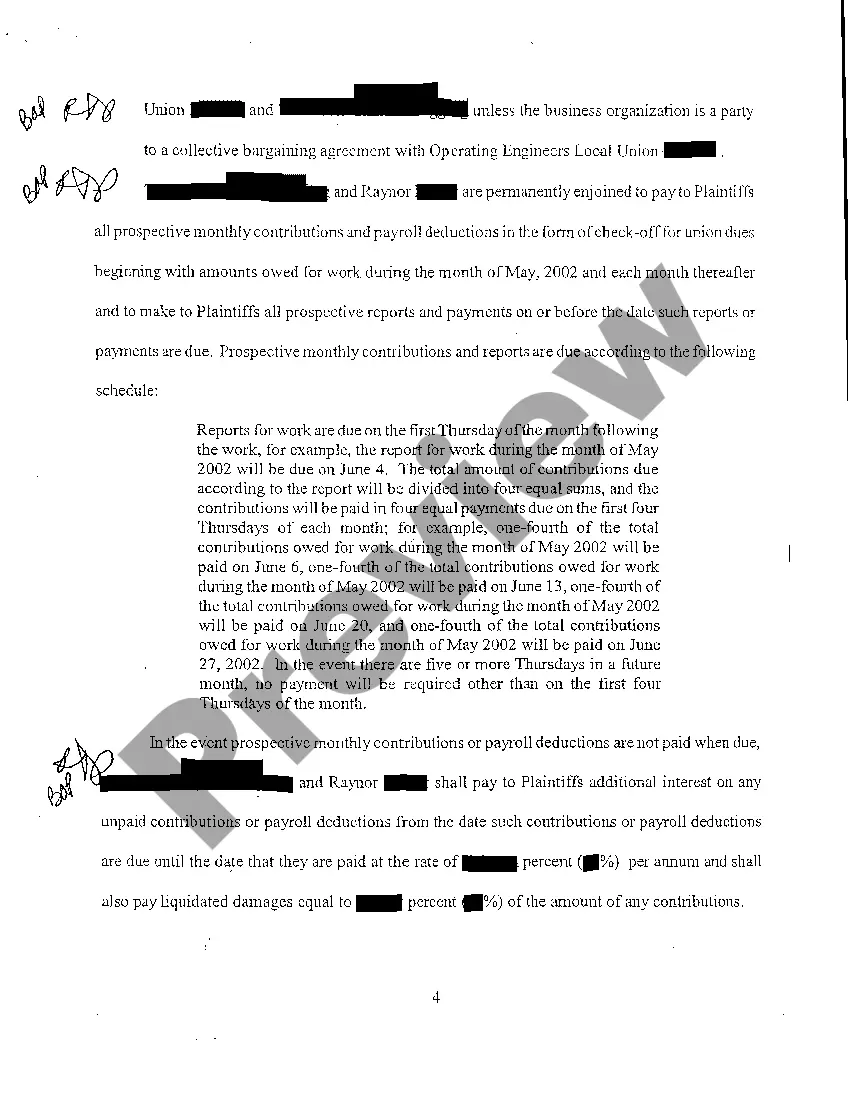 Preview A04 Order for Garnishment