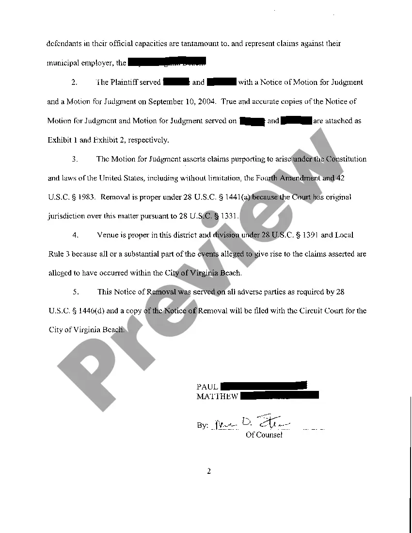 Get A02 Notice of Removal Preview A02 Notice of Removal