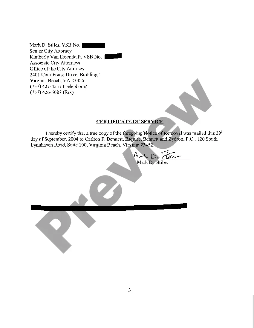 Get A02 Notice of Removal Preview A02 Notice of Removal