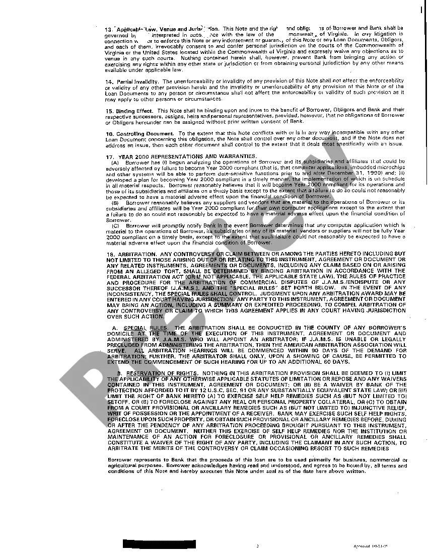 Preview A01 Promissory Note for Ship