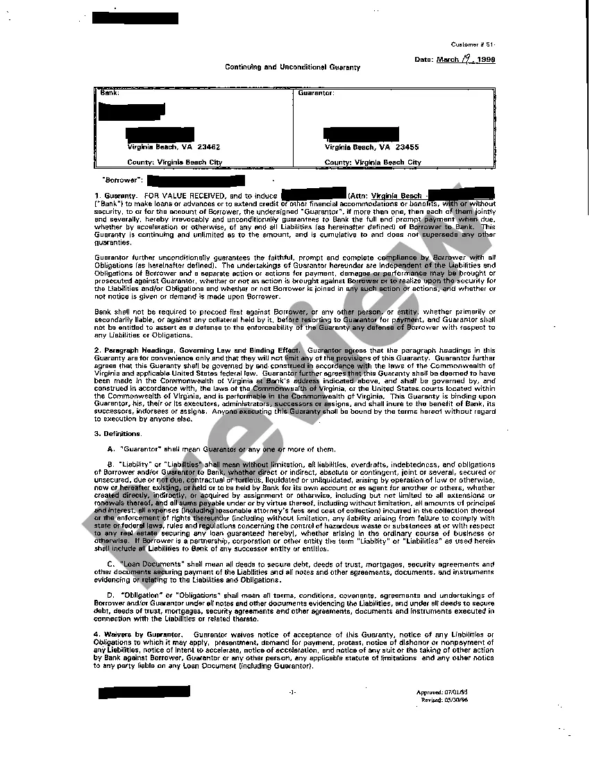 Preview A02 Continuing And Unconditional Guaranty