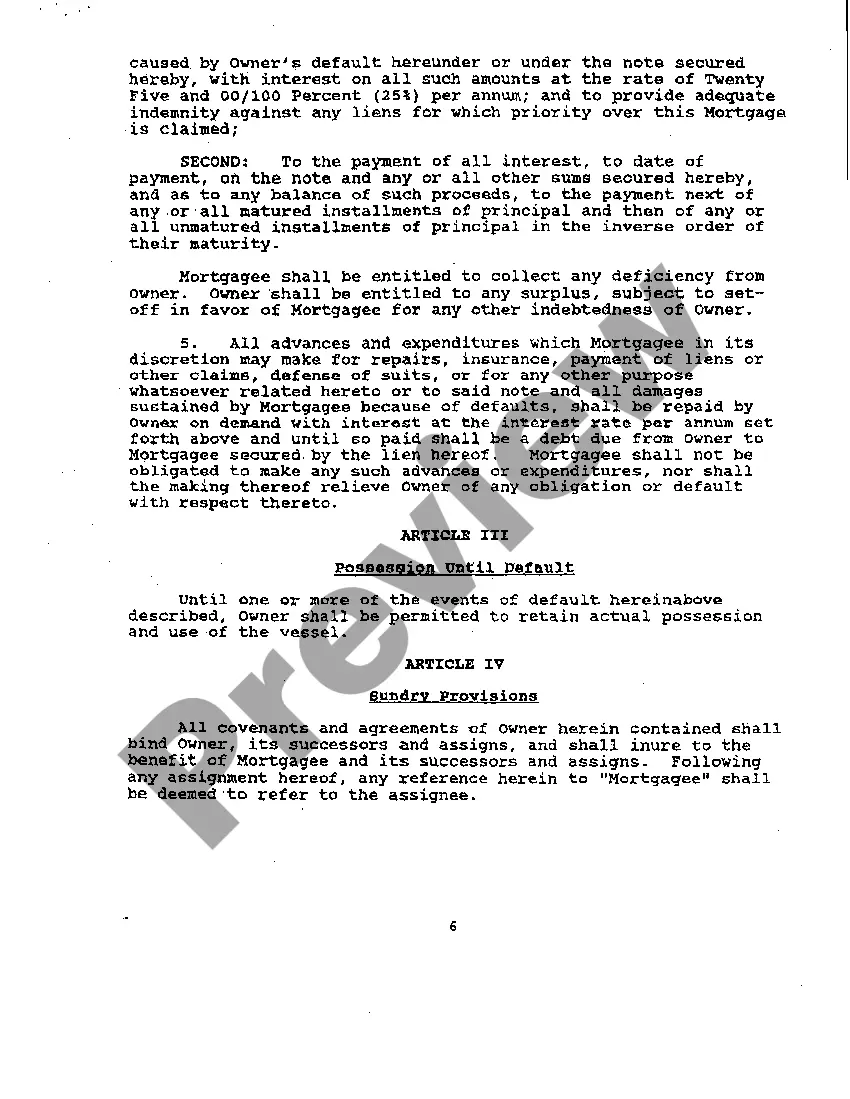 Preview A03 First Preferred Ship Mortgage