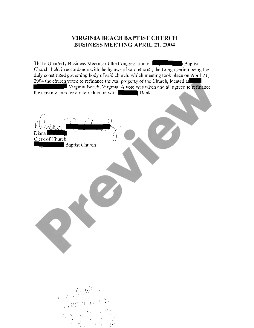 Get A01 Petition for Refinance of Church Property Preview A01 Petition for Refinance of Church Property