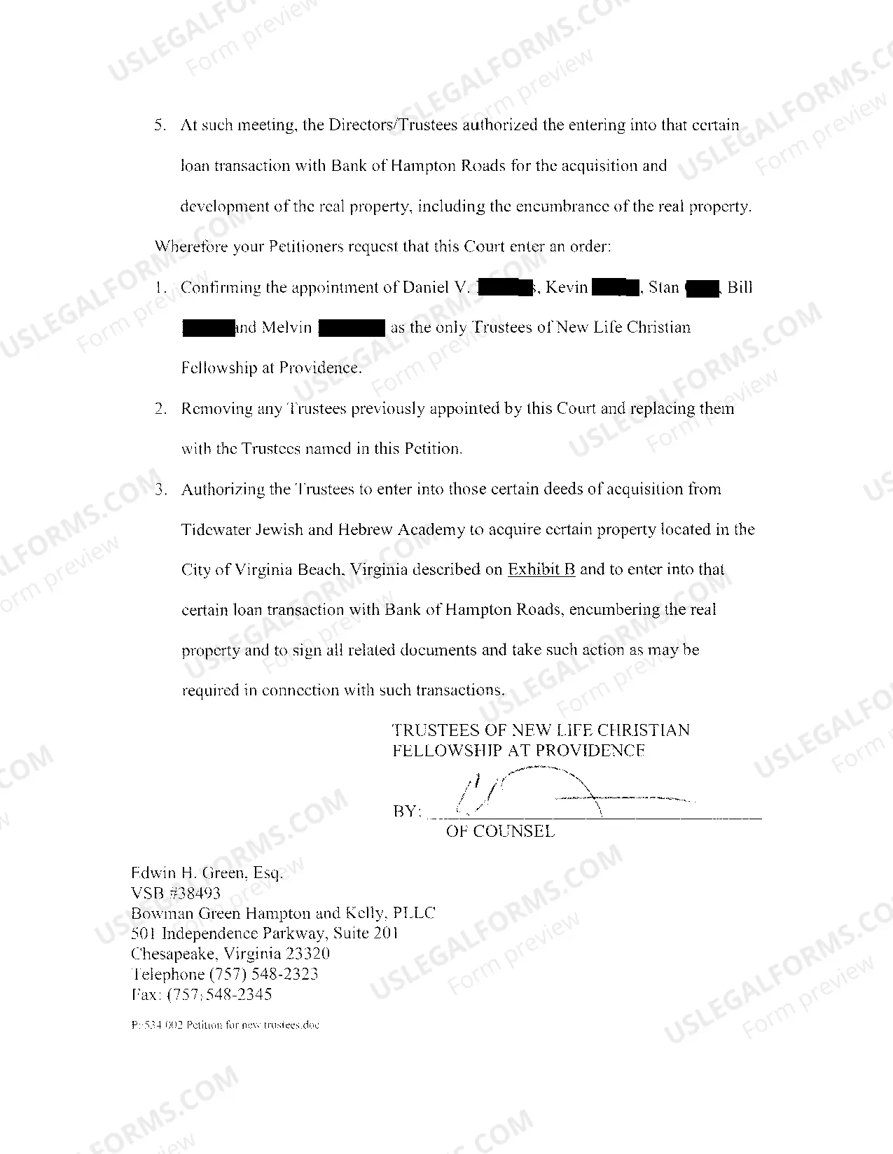 Preview A01 Petition for Court Approval of Real Estate Sale