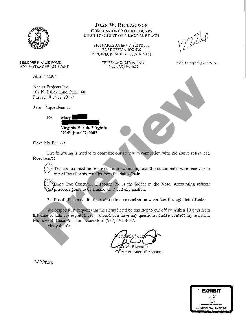 Preview A01 Petition To Approve Final Accounting