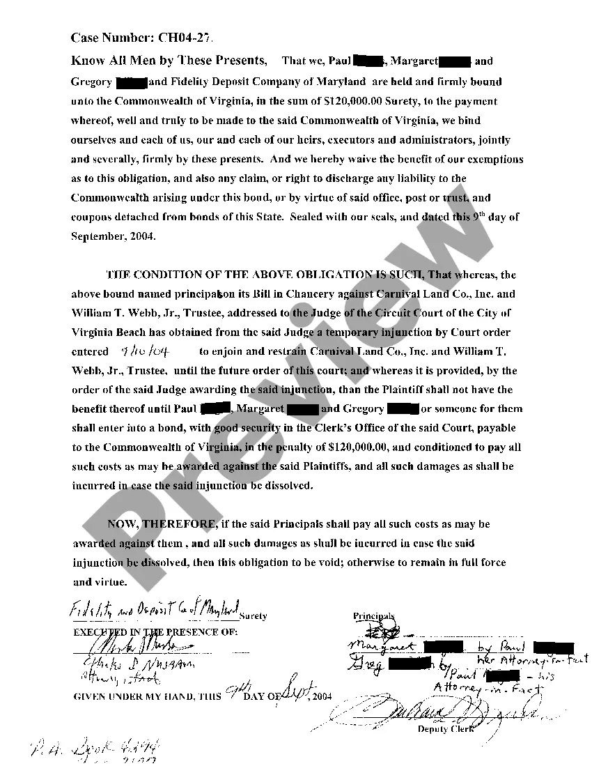 Preview Order to Stop Foreclosure Sale of Real Property