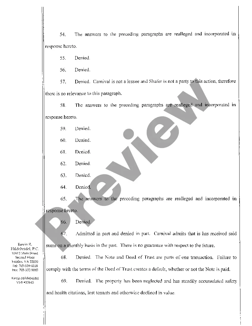 Get A02 Answer to Complaint for Preliminary and Permanent Injunction Preview A02 Answer to Complaint for Preliminary and Permanent Injunction