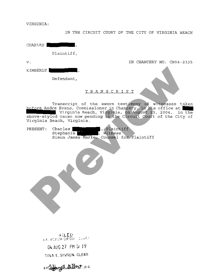 Preview A05 Decree of Reference Referring Case to Commissioner in Chancery