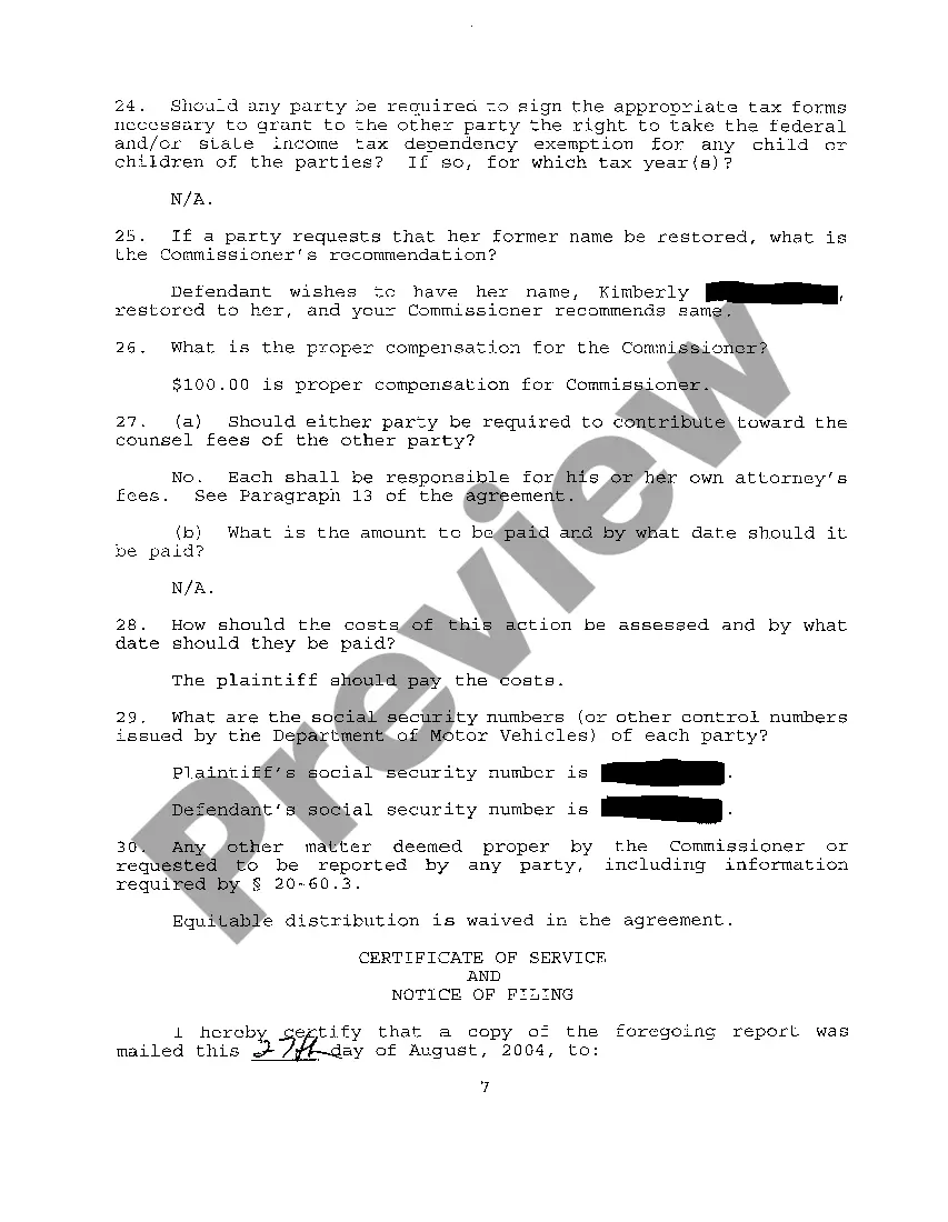 Preview A06 Report of Commissioner in Chancery