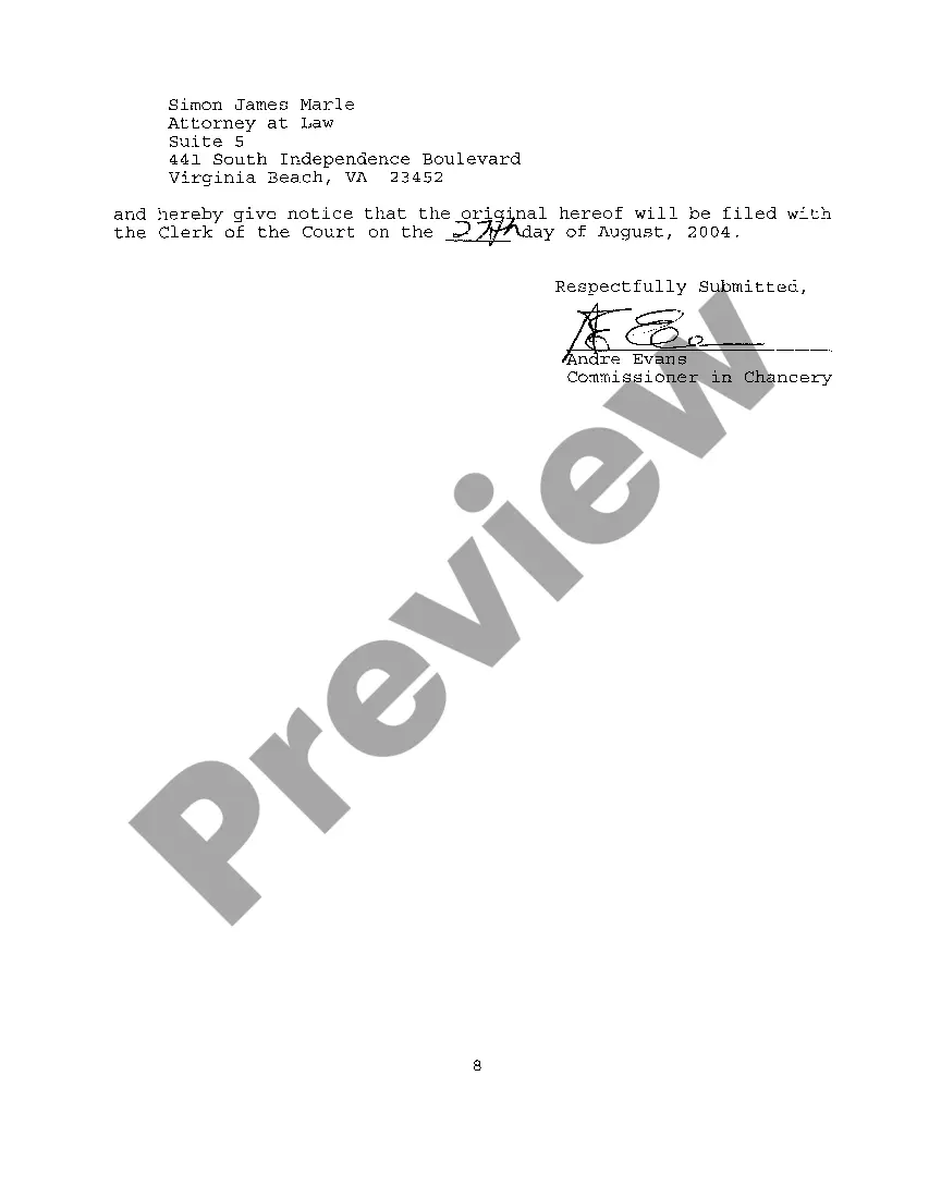 Preview A06 Report of Commissioner in Chancery