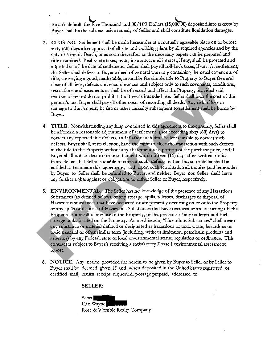 Preview A02 Exhibit A, a Property Sale Contract