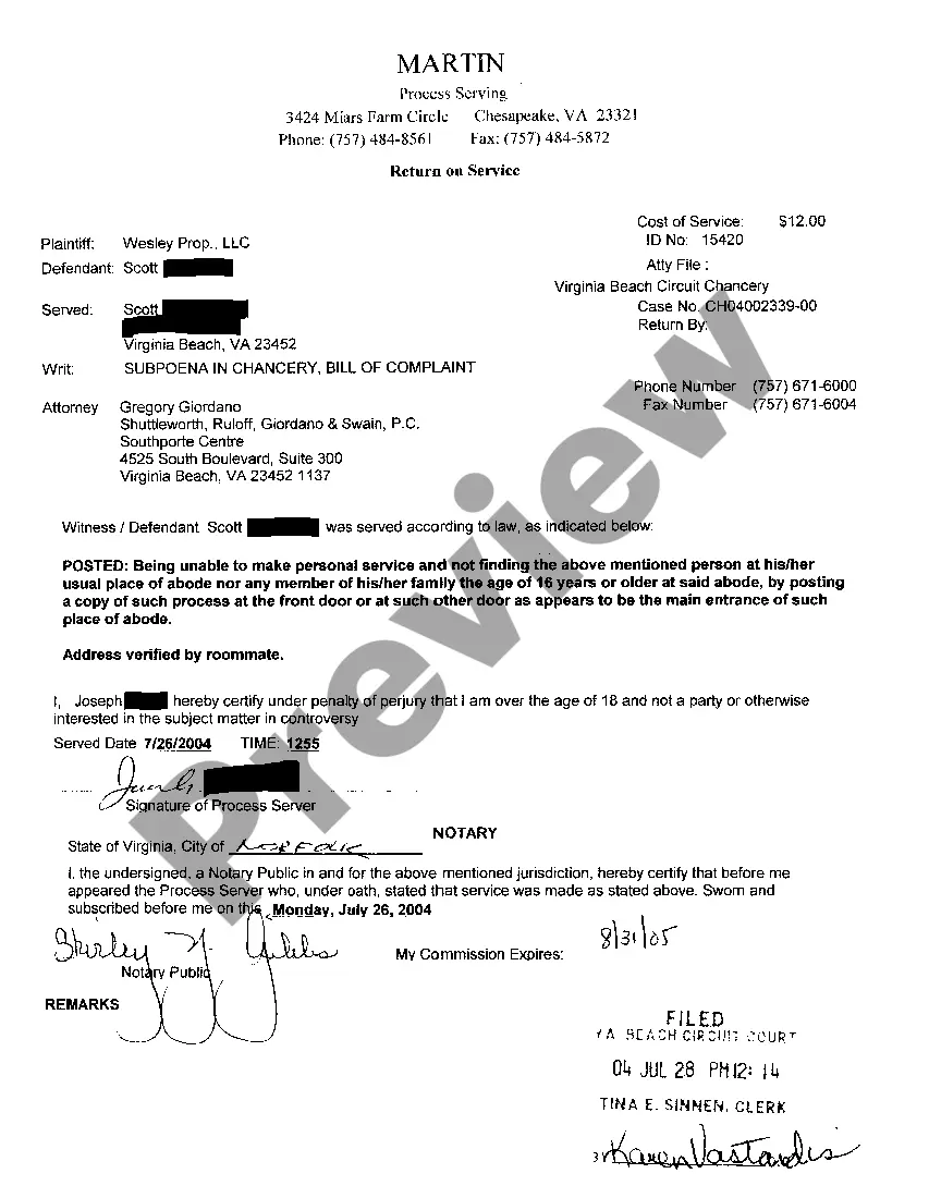 Preview A02 Exhibit A, a Property Sale Contract