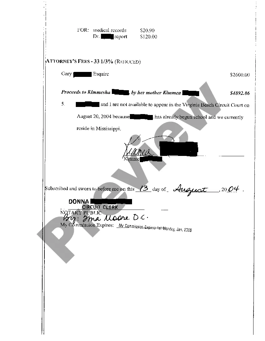 Preview A02 Affidavit Supporting