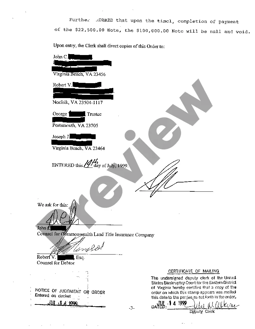 Preview A03 Order Granting Summary Judgment regarding Non Dischargeable Debt