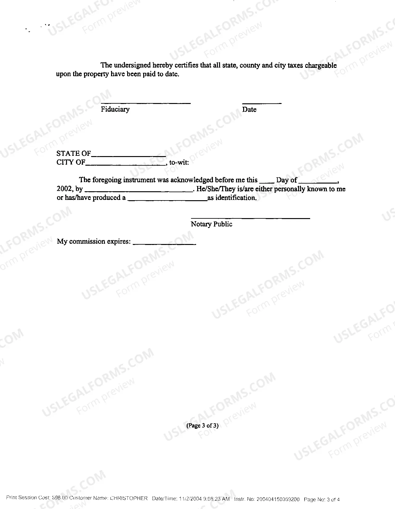 Preview Guardianship Account for Minor